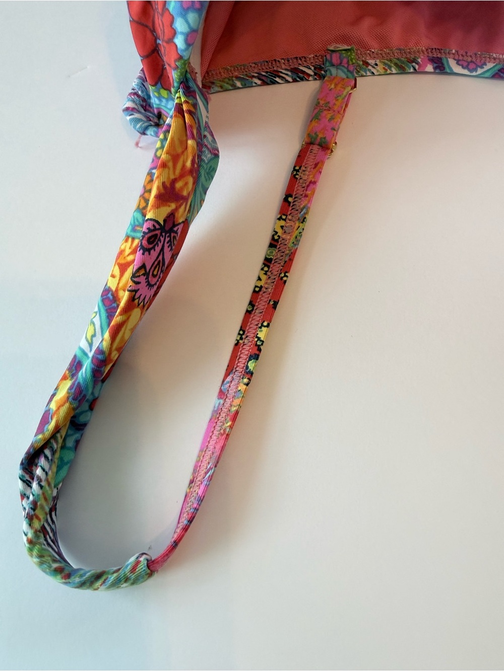 Bleu Rod Beattie Size 4 Multicolor Paisley Strappy One Piece Swimsuit - Picture 8 of 8